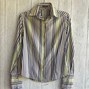 Burberry London stripped shirt, size small